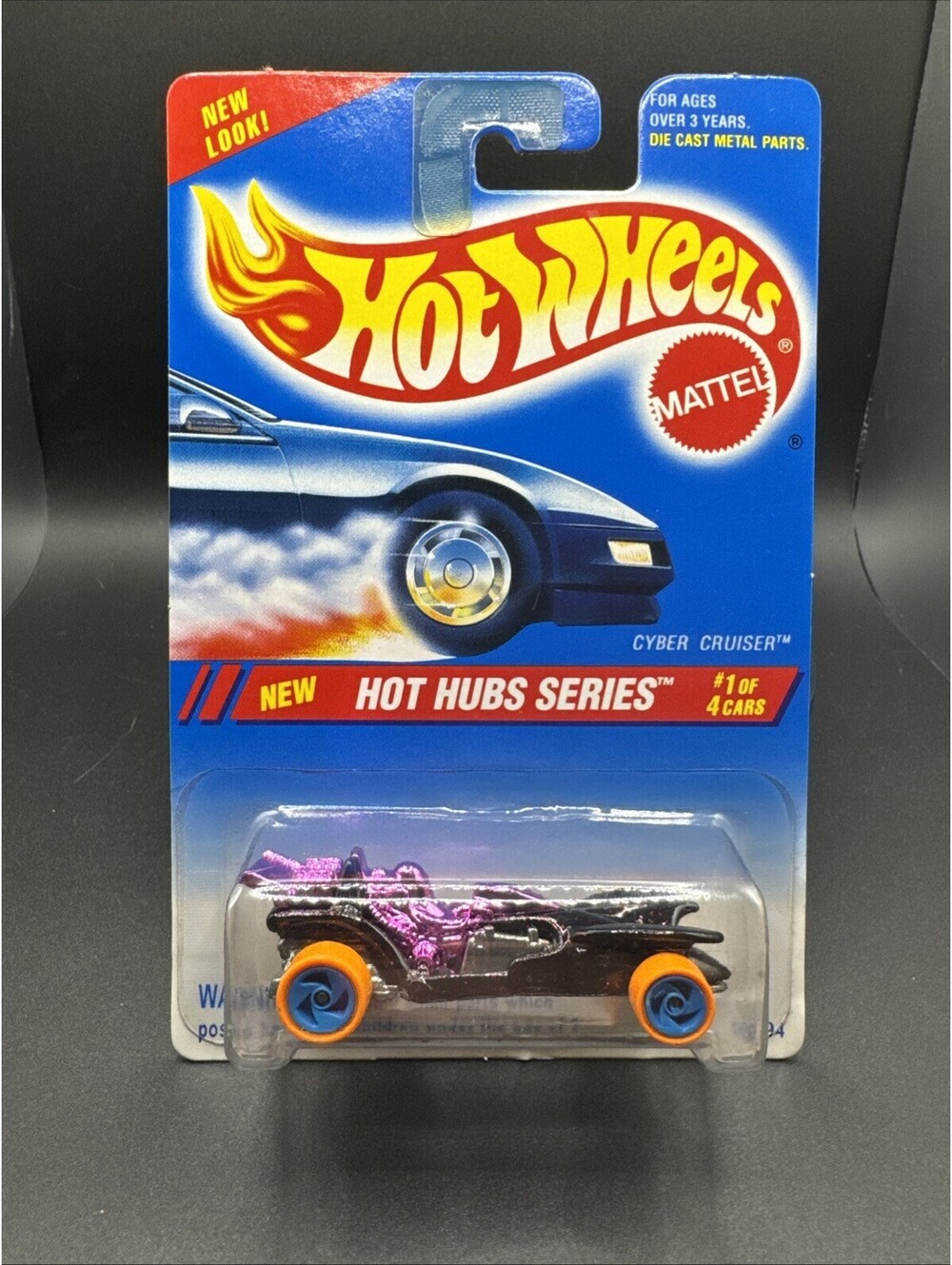 Original 1994 Hot Wheels Hot Hubs Series Cyber Cruiser 307 New Unopened